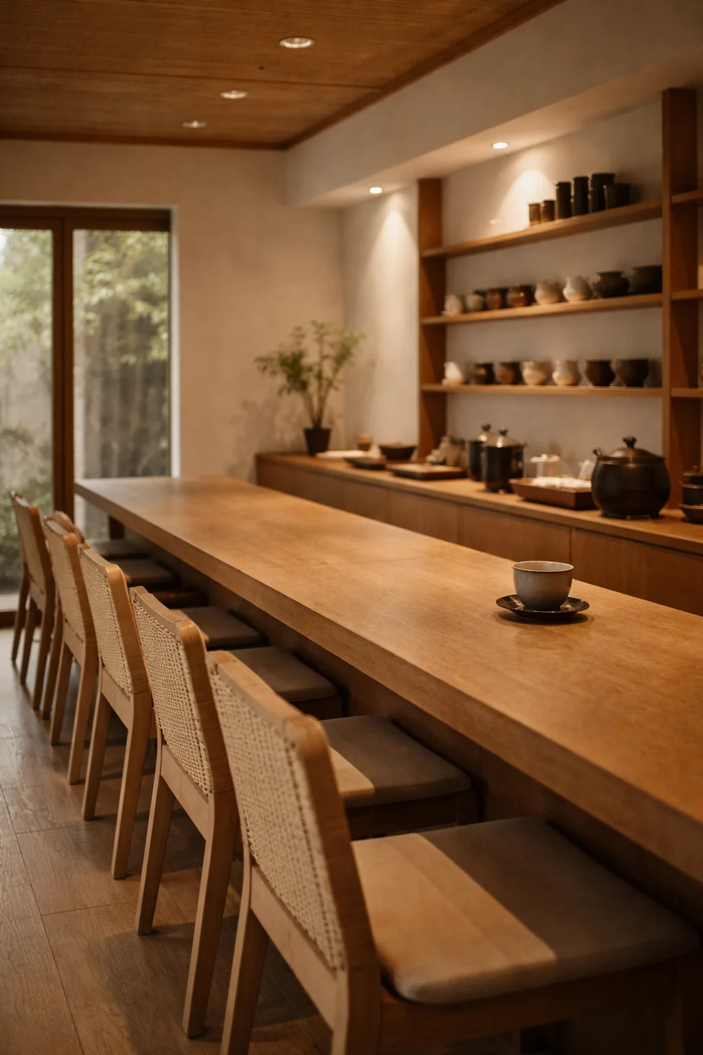 カウンター席全景